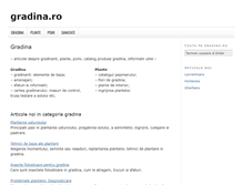 Tablet Screenshot of gradina.ro